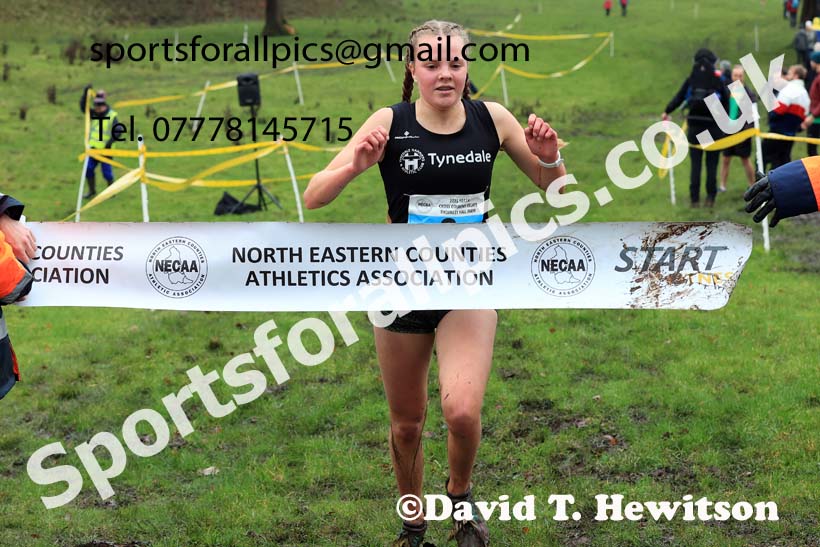 Womens under-17s and under-20s 2023 NECAA Cross Country Relays, Thornley Hall Farm, Peterlee, County Durham. Photo: David T. Hewitson/Sports for All Pics